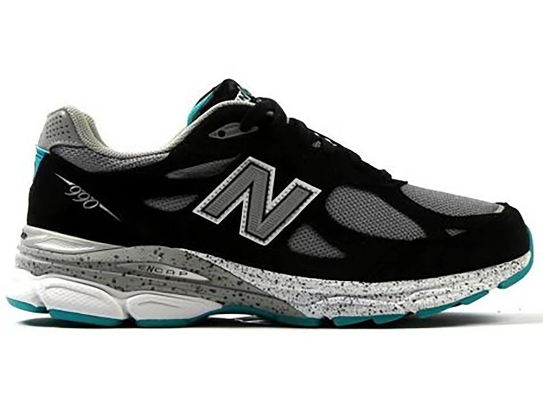 New Balance New Balance 990v3 Black Grey Teal
