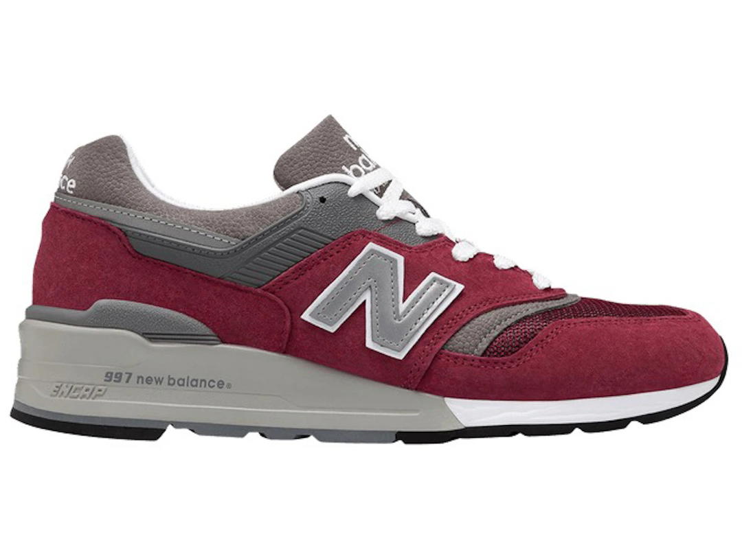 New Balance New Balance 997 MiUSA Burgundy Grey