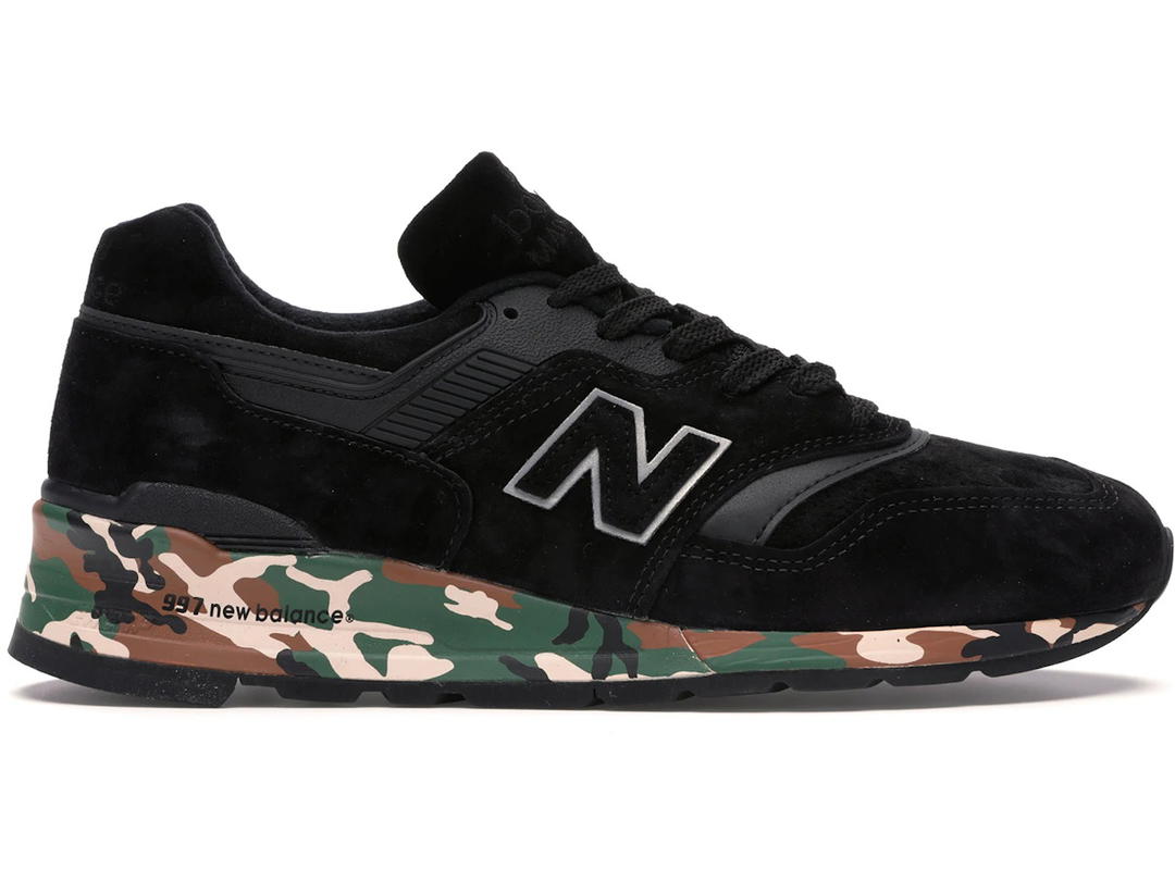 New Balance New Balance 997 Black Camo Midsole