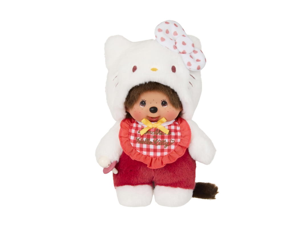 Monchhichi Monchhichi x Hello Kitty S Monchhichi Gingham Check