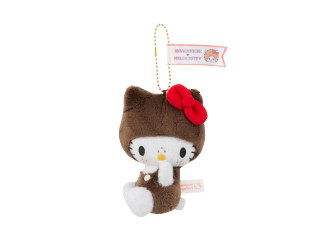 Monchhichi Monchhichi Hello Kitty Keychain Limited Edition X Hello Kitty Collab Sekiguchi
