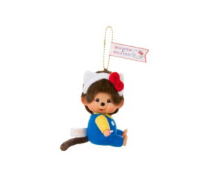 Buy Monchhichi Keychain Limited Edition X Hello Kitty Collab Sekiguchi at Sasom – Authentic and Ready to Ship