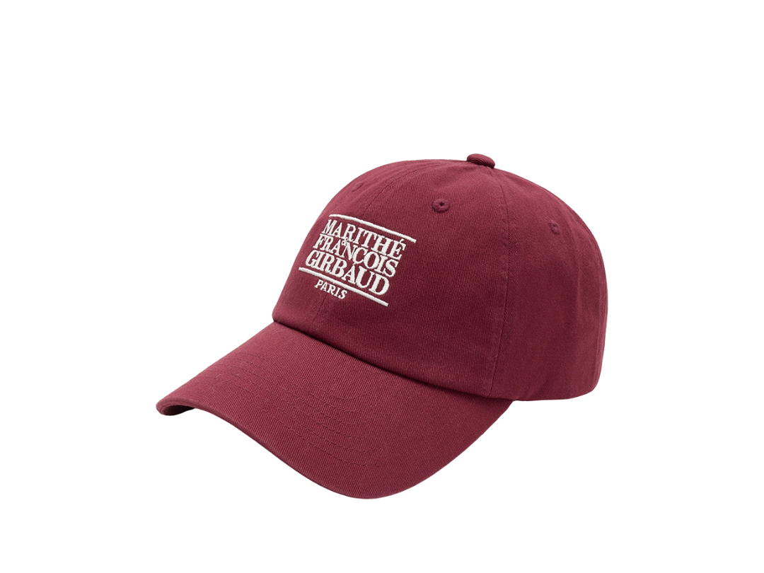 Marithe Francois Girbaud Marithe Francois Girbaud Small Classic Logo Cap Burgundy