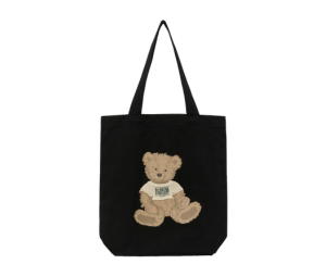 Buy Marithe Francois Girbaud Doodle Bear Eco Bag Black at Sasom – Authentic and Ready to Ship
