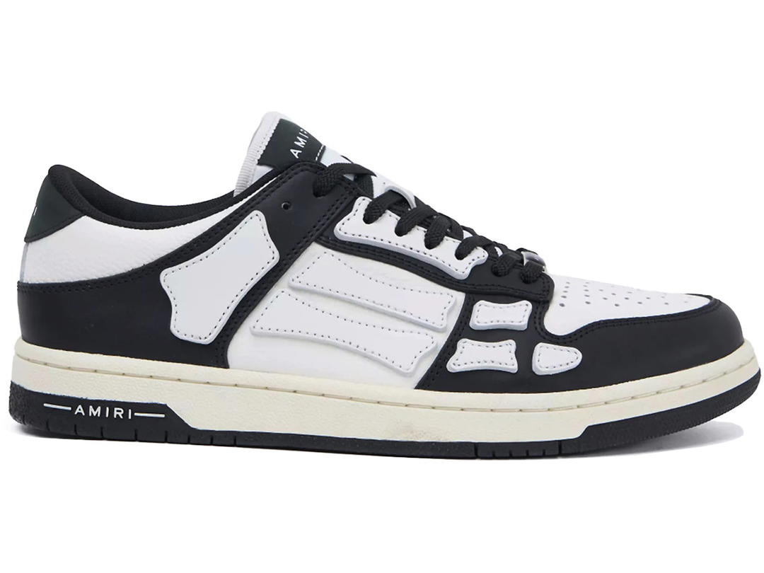 AMIRI AMIRI Skel Top Low Black White