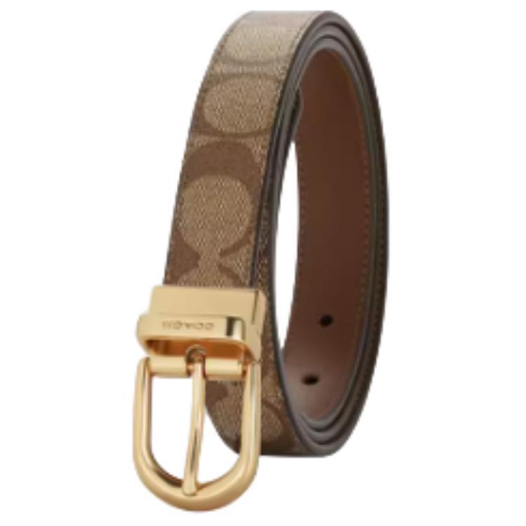 Coach Coach Leather Belts Women's Brown 2.5cm
