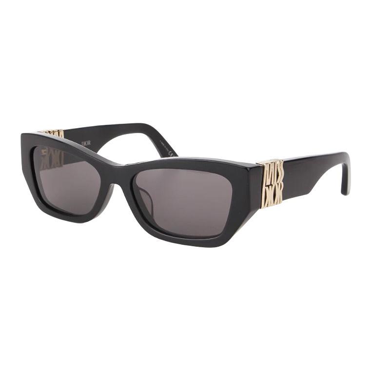 Dior Dior Plate And Metal Nylon Irregular Shape Sunglasses Men's Black