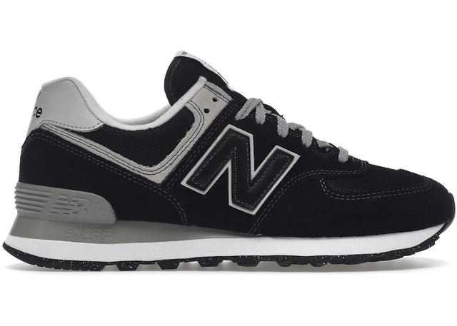 New Balance New Balance 574 Black White - view 1