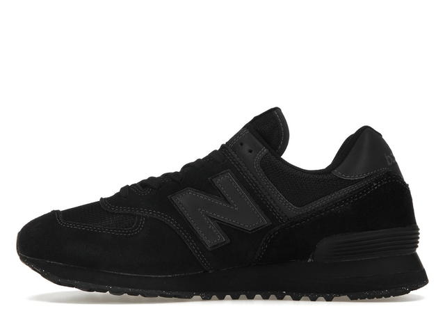 New Balance New Balance 574 Triple Black - view 3
