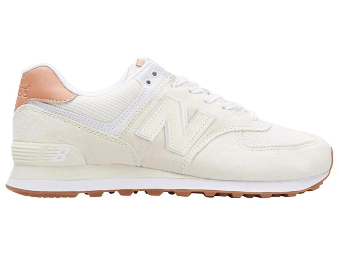New Balance New Balance 574 Ecru Tint White Mahogany
