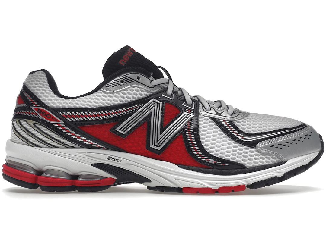 New Balance New Balance 860v2 White Silver Red