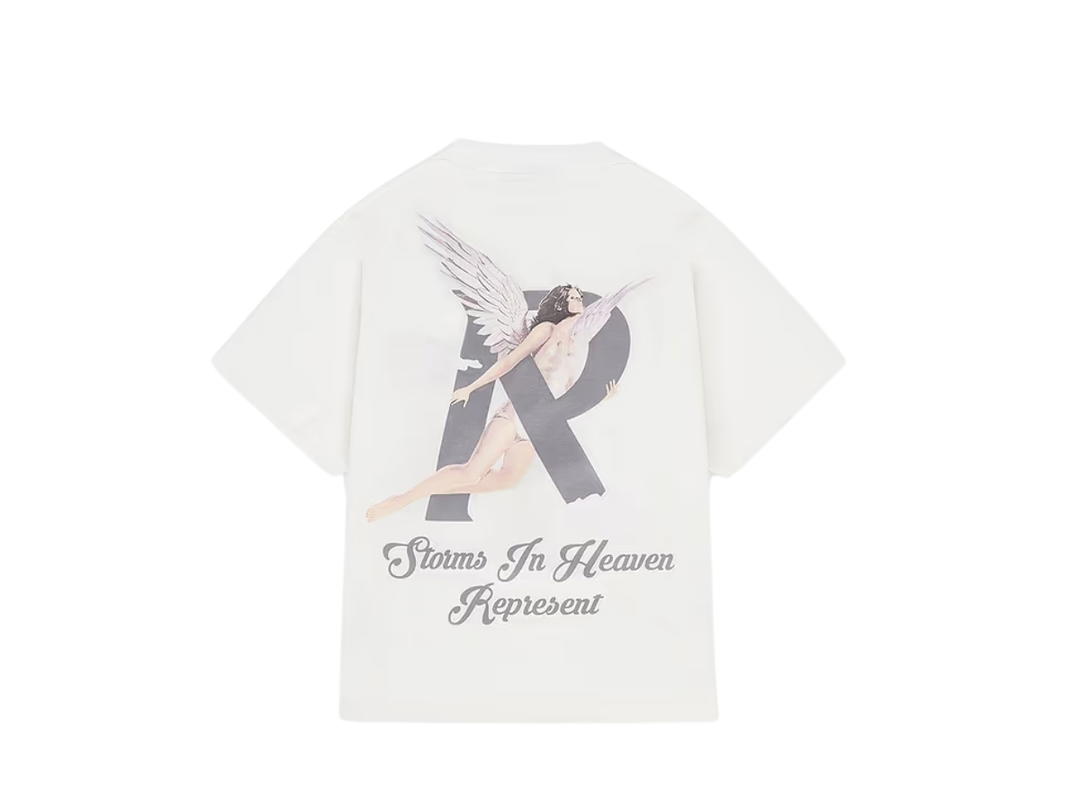 Represent Represent Mini Storms In Heaven T-Shirt Flat White