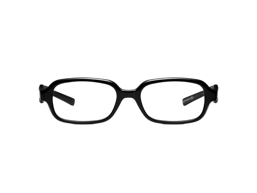 Gentle Monster Gentle Monster Maison Margiela In Black Acetate With Clear Lenses