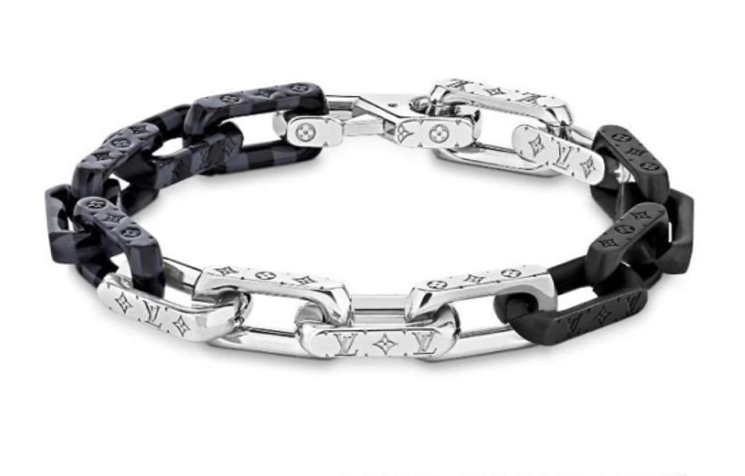 Louis Vuitton Louis Vuitton Damier Chain Bracelet Graphite
