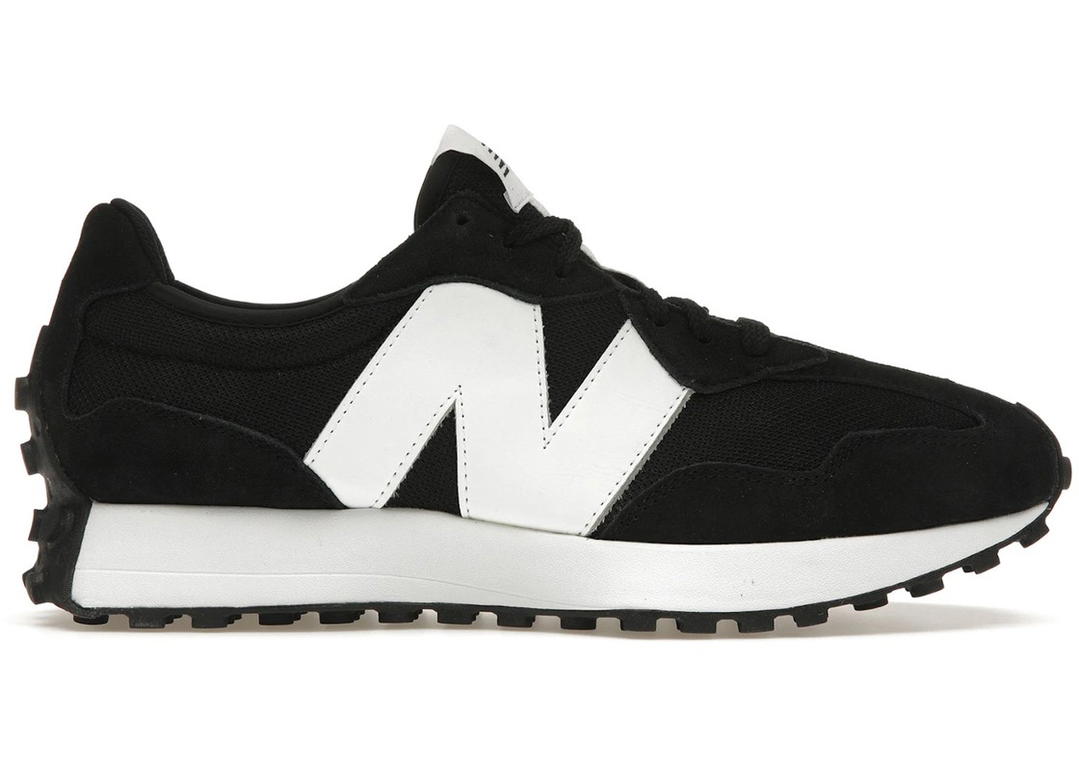 New Balance New Balance 327 Black White N Logo