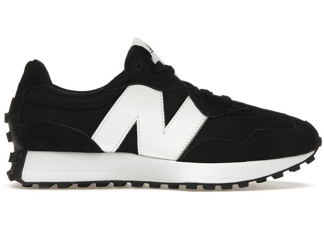 New Balance New Balance 327 Black White N Logo - view 1