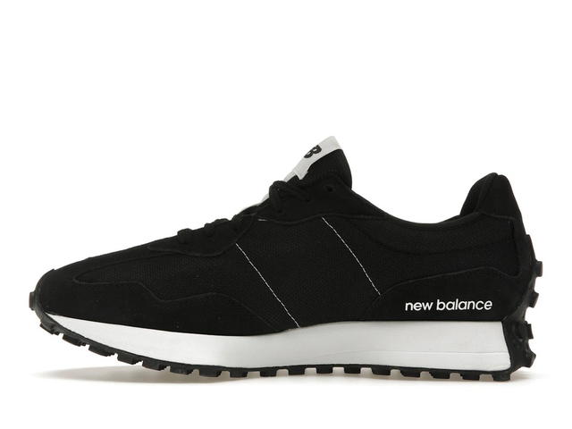 New Balance New Balance 327 Black White N Logo - view 3