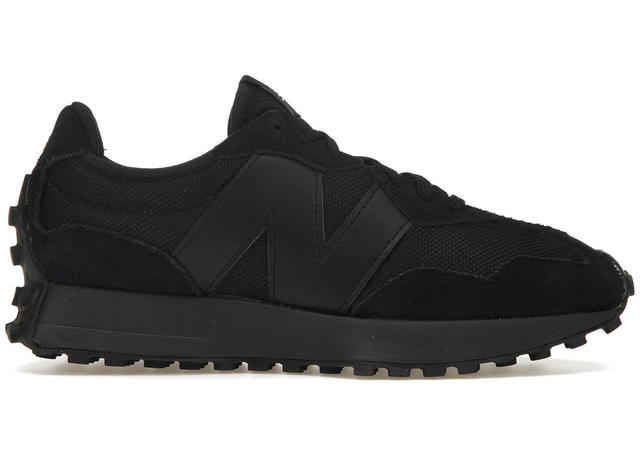 New Balance New Balance 327 Black White Tongue Logo - view 1