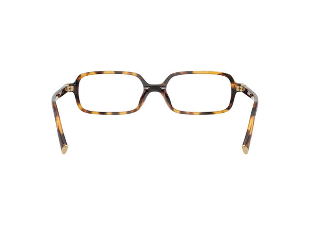 Miu Miu Miu Miu Regard Sunglasses In Honey Havana Frame With Clear Blue Light Lenses - view 4