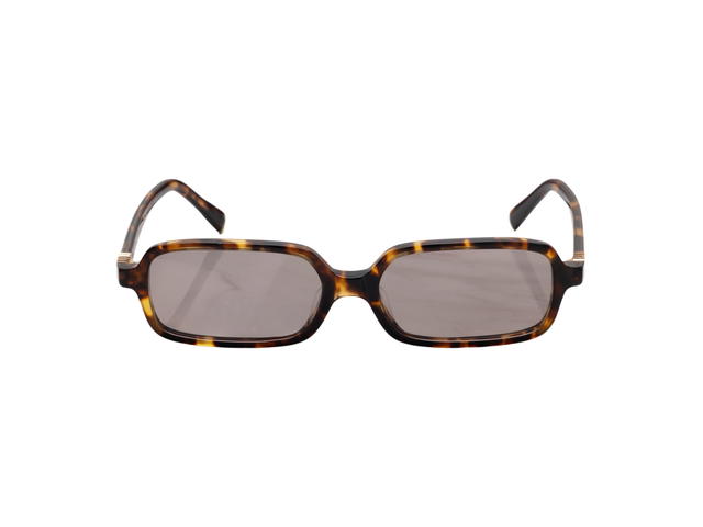 Miu Miu Miu Miu Sunglasses In Honey Havana Frame With Light Purple Brown Lens - view 2