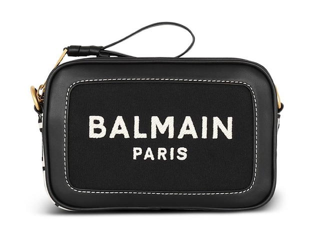 Balmain Balmain Crossbody Black Logo White Monogramivoryblack Coton - view 1