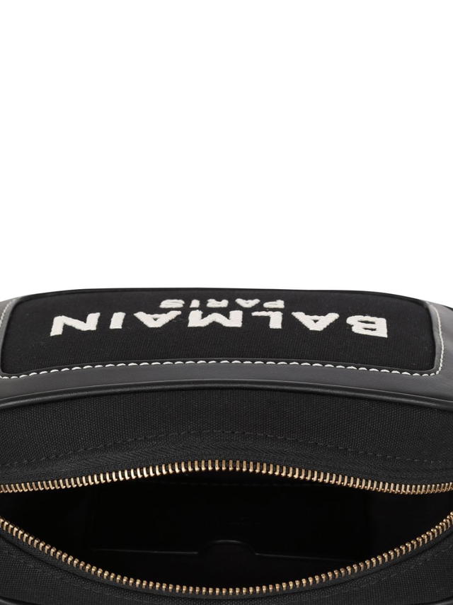 Balmain Balmain Crossbody Black Logo White Monogramivoryblack Coton - view 5