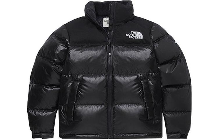The North Face THE NORTH FACE Label Novelty Nuptse Down Jacket Black Unisex Korea Version