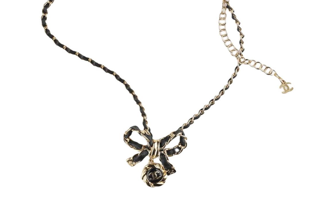 Chanel Chanel Necklaces Women's Black/Gold