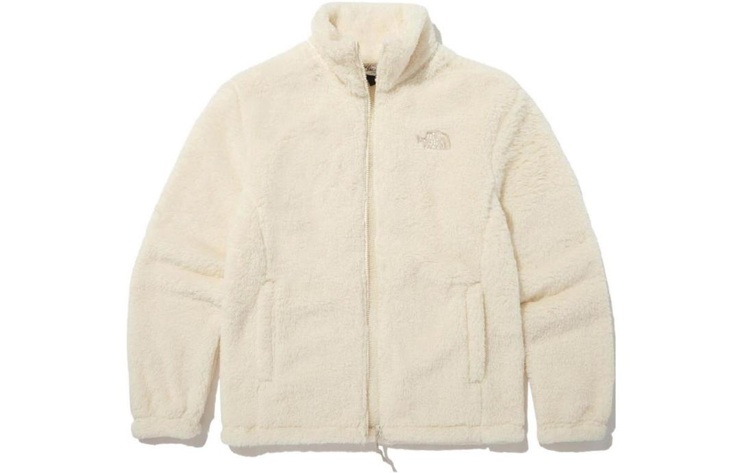 The North Face THE NORTH FACE Comfy Flex Zip Up Fleece Jacket Cream Korea Version
