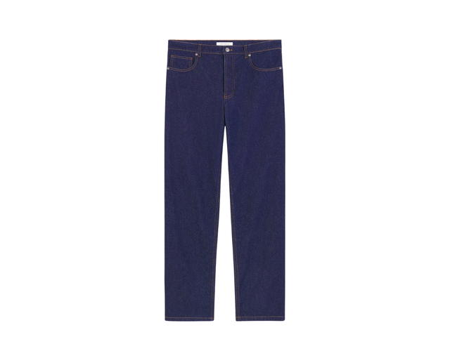 Maison Kitsune Maison Kitsune Straight Denim Jeans Indigo - view 1