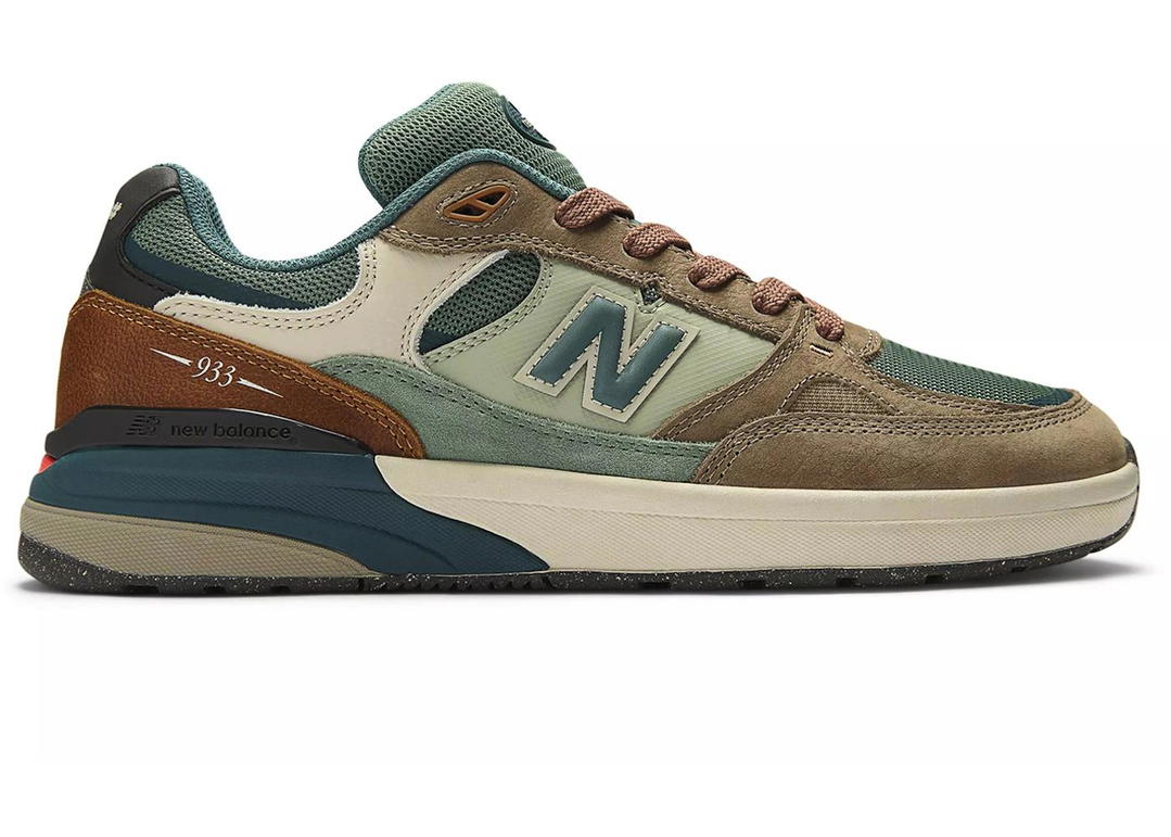 New Balance New Balance Numeric 933 Andrew Reynolds Mushroom New Spruce