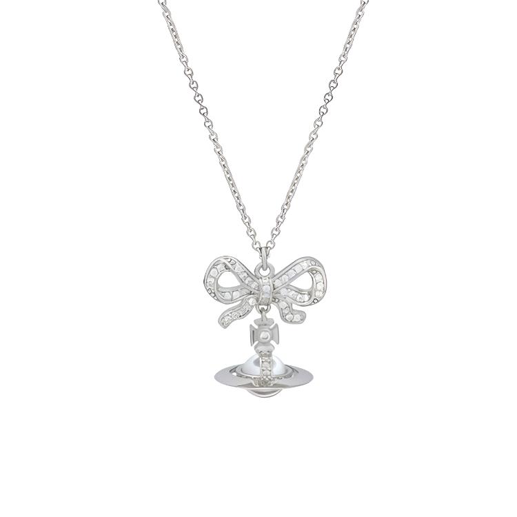 Vivienne Westwood Vivienne Westwood 925 Sterling Silver Recycled Silver Necklaces Unisex Silver