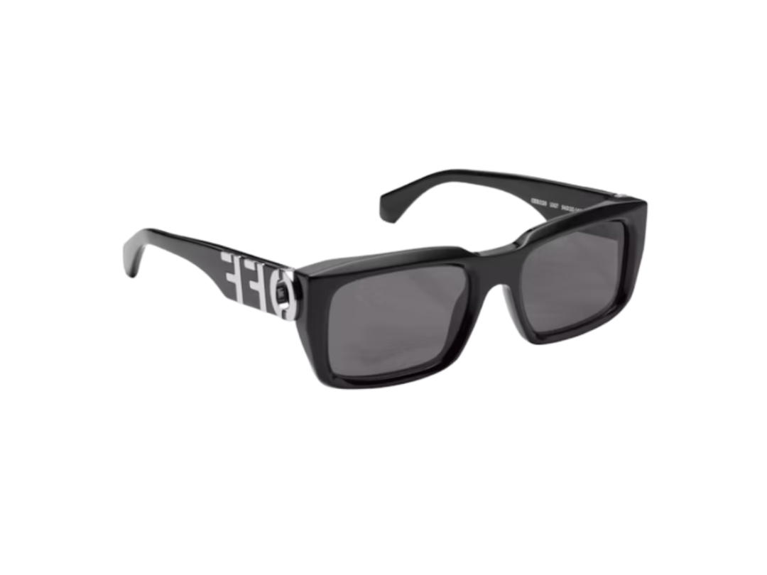 Off-White Off-White Hays Sunglasses In Black Acetate Frame With Dark Grey Lenses