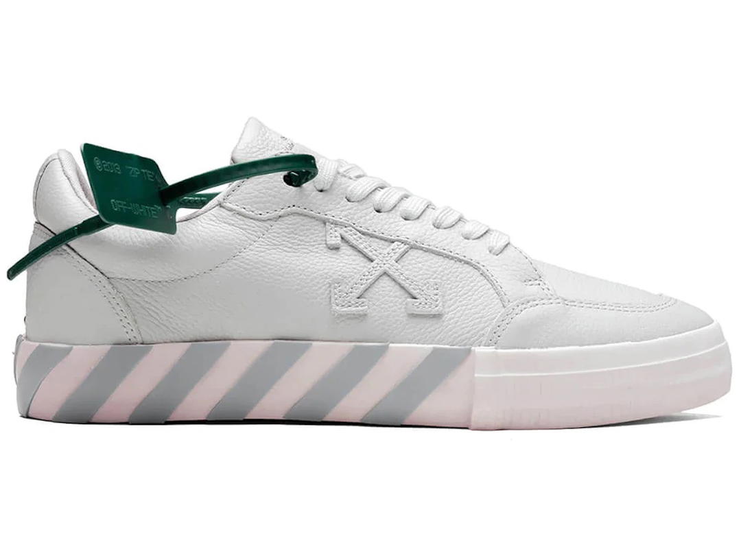 Off-White OFF-WHITE Low Vulcanized Calf Leather Medium Grey