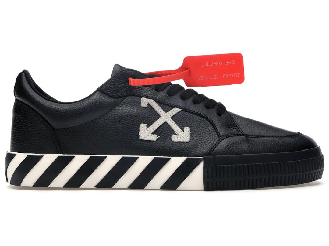 Off-White OFF-WHITE Vulc Low Black Leather FW19