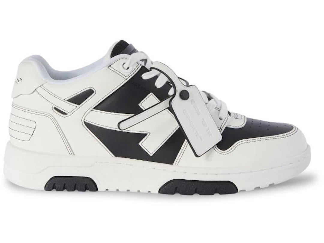 Off-White OFF-WHITE Out Of Office OOO Low Tops Black White