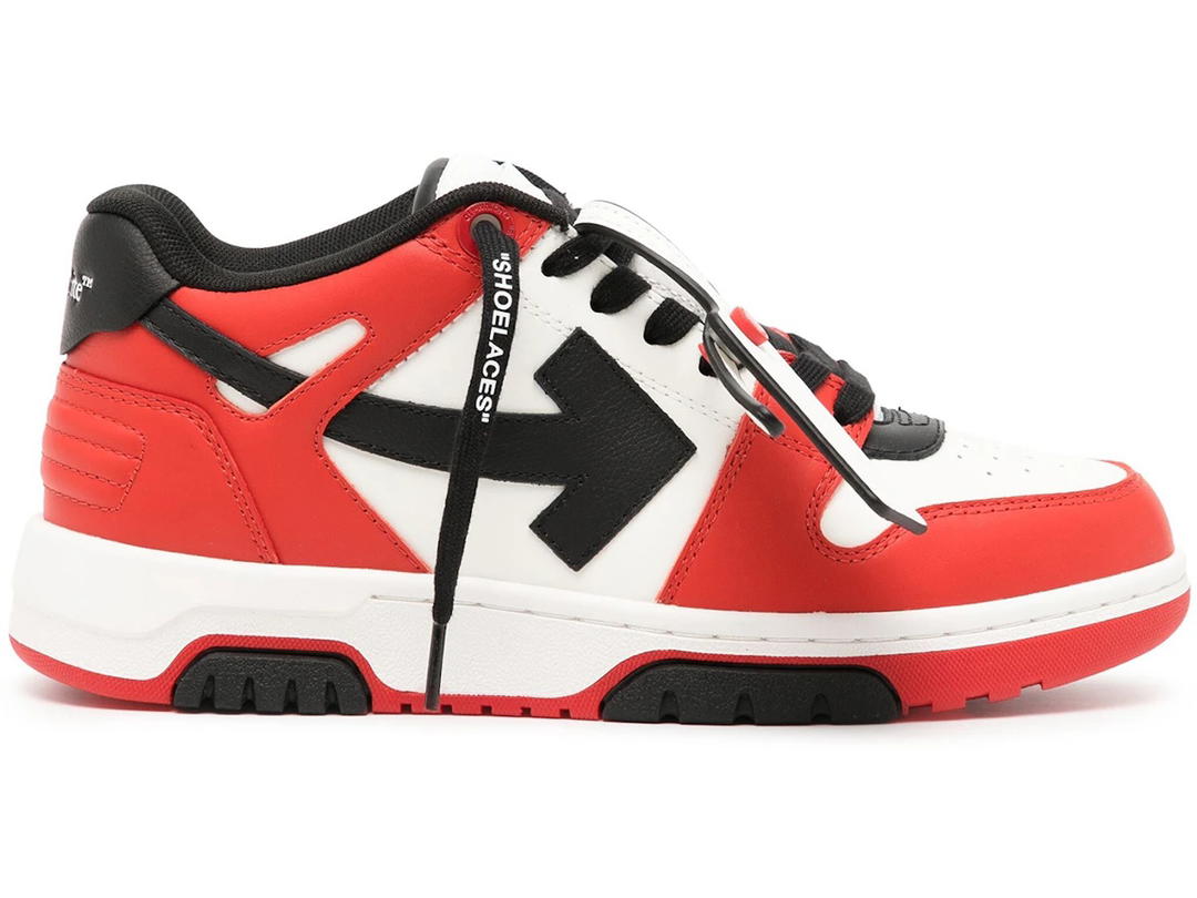 Off-White OFF-WHITE Out Of Office Low Black White Red (Women's)