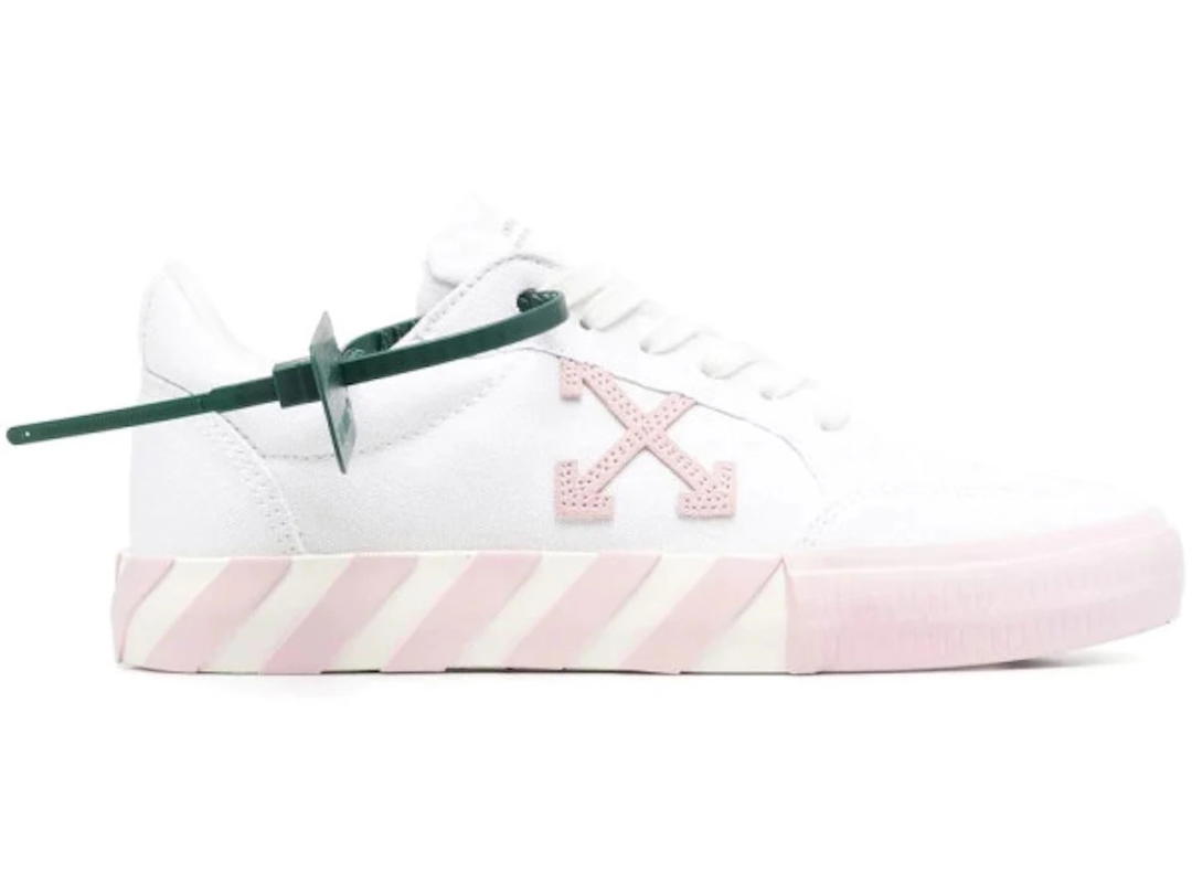 Off-White OFF-WHITE Low Vulcanized Canvas White Pink (Women's)