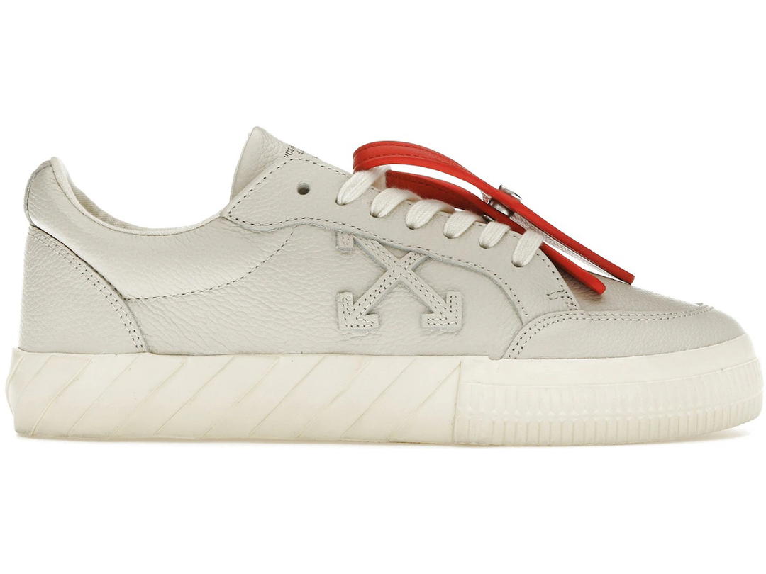 Off-White OFF-WHITE Vulcanized Low Calf Leather Beige (Women's)
