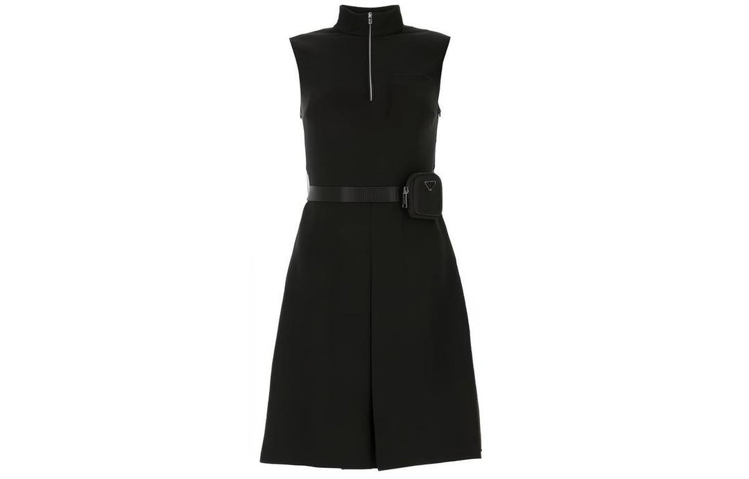 Prada Prada Sleeveless Dress Women's Black