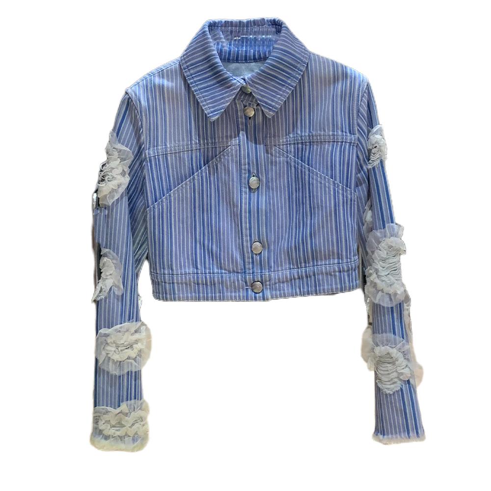 Chanel Chanel Denim Jacket Women's Blue