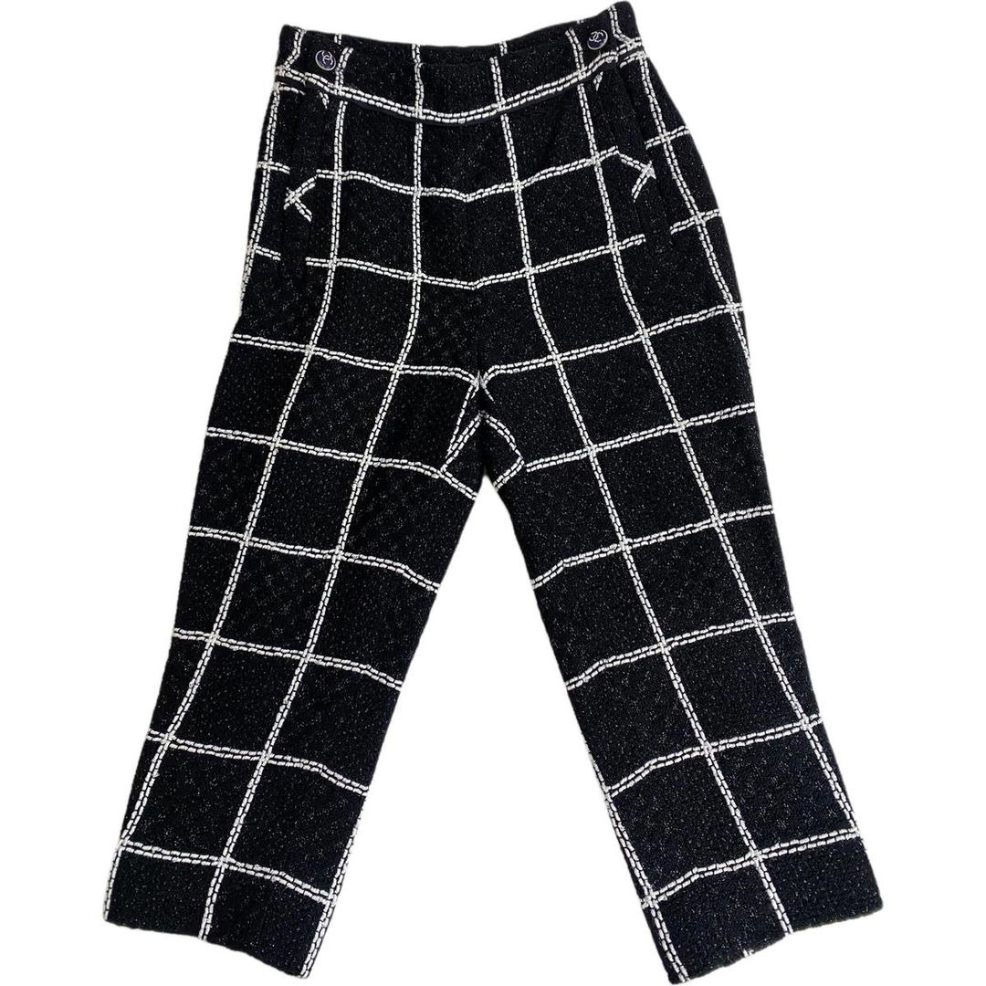 Chanel Chanel 20S Spring Summer Roof Collection Casual Pants Women's Black