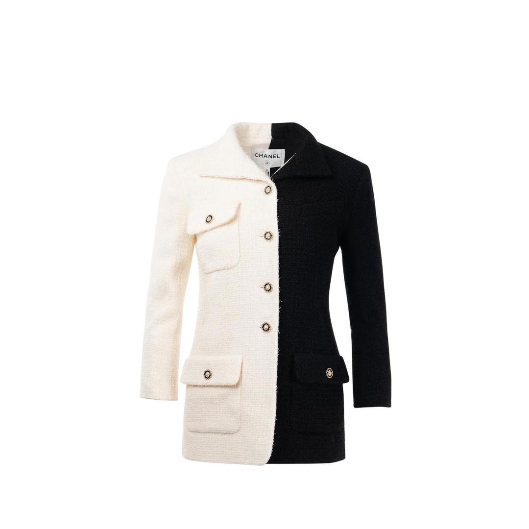 Chanel Chanel Jackets Coats Fall Women's Black White
