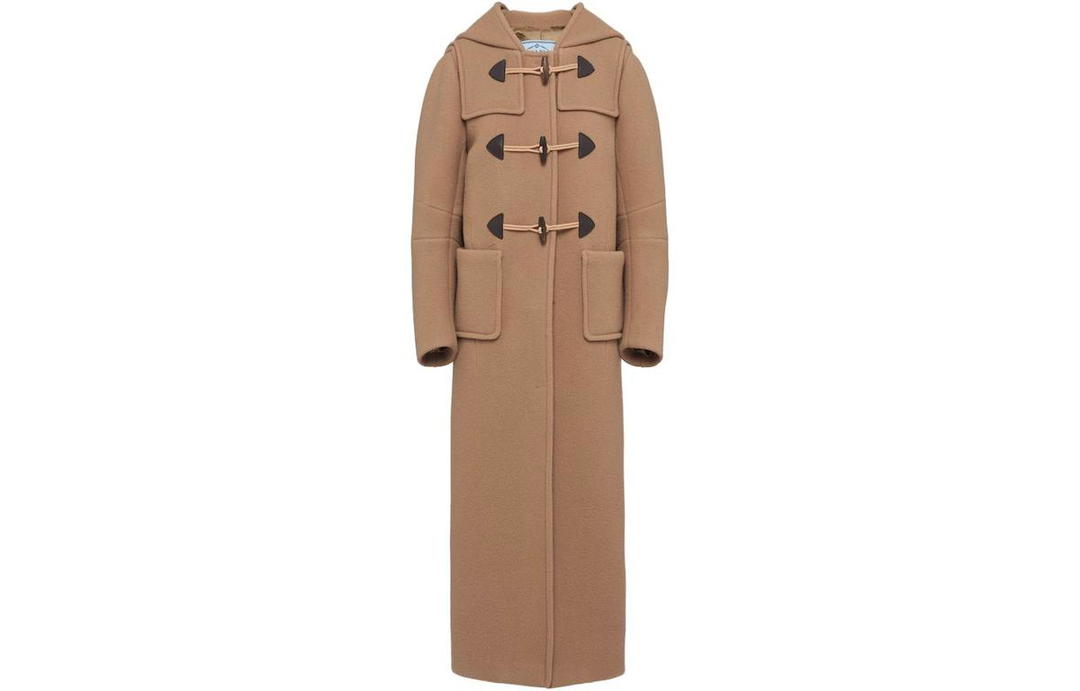 Prada Prada Coats Women's Camel Brown