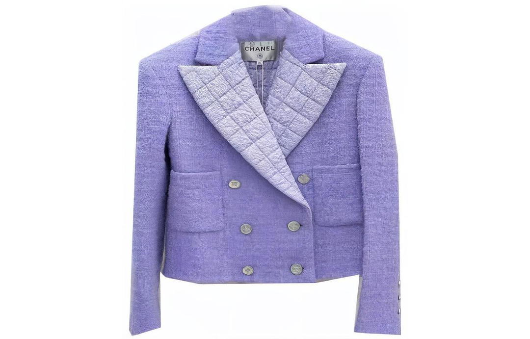 Chanel Chanel Jackets Coats Women's Purple