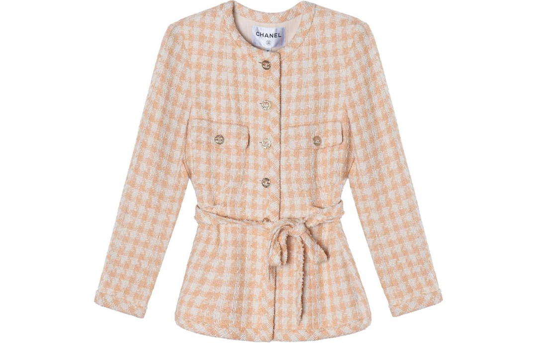 Chanel Chanel Jackets Coats Women's Orange