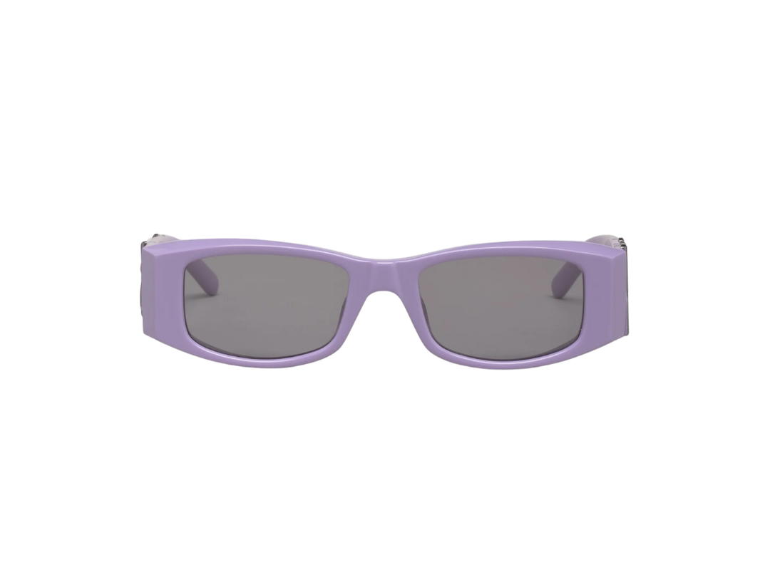 Palm Angels Palm Angels Angel Sunglasses In Violet Acetate With Light Grey Lenses