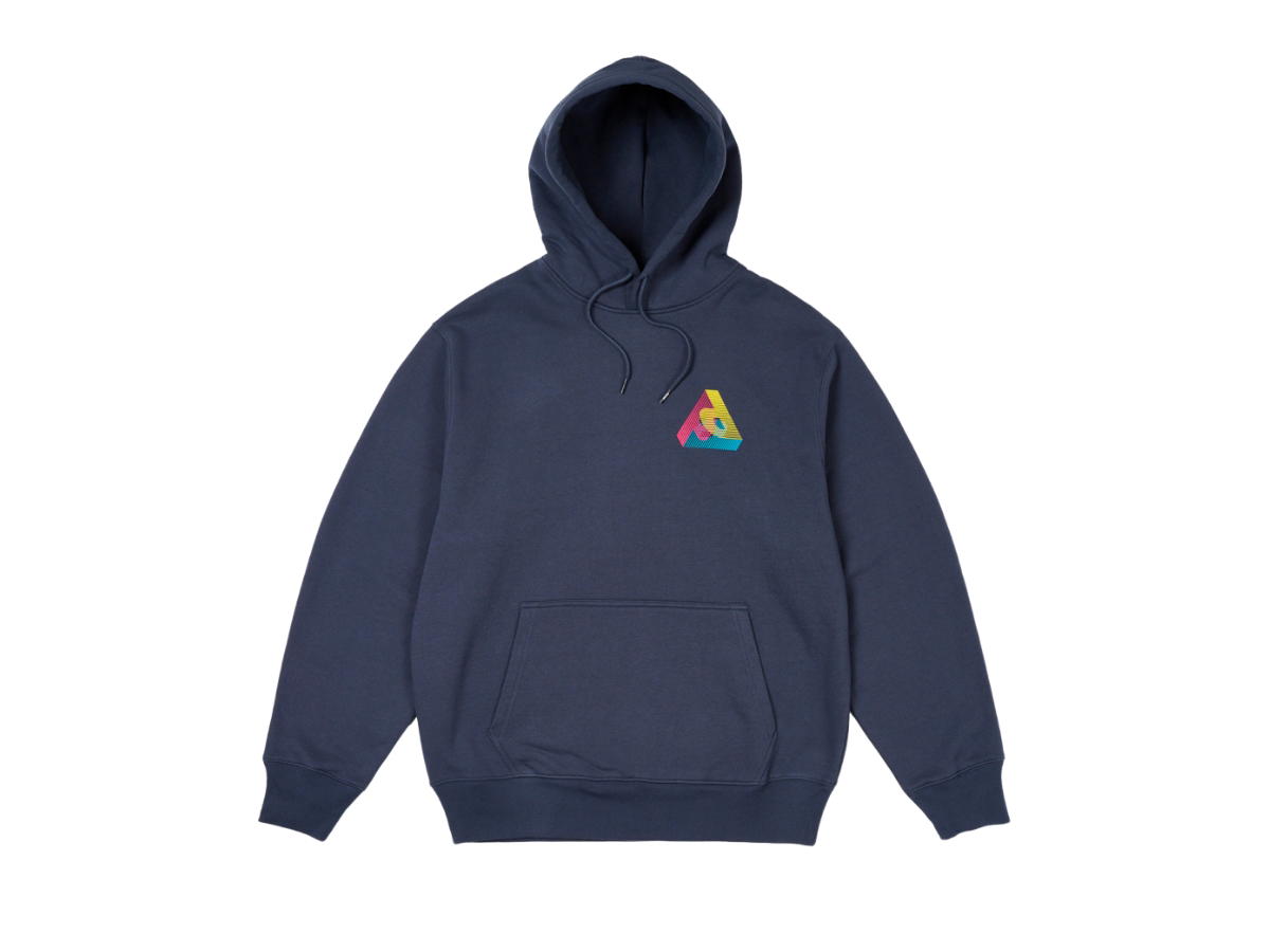 Palace Palace 3P Fade Hood Navy