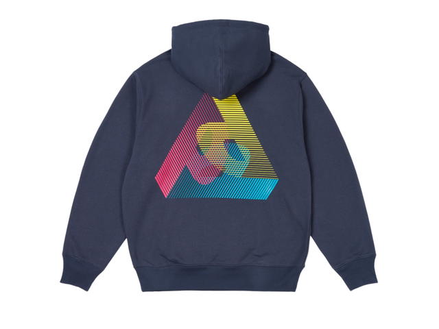 Palace Palace 3P Fade Hood Navy - view 2