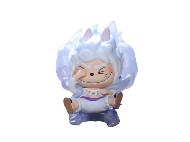 Pop Mart (เช็คการ์ด) Pop Mart Monkey.D.Luffy (Gear5)(Secret Edition) Labubu The Monsters x One Piece Series - view 1